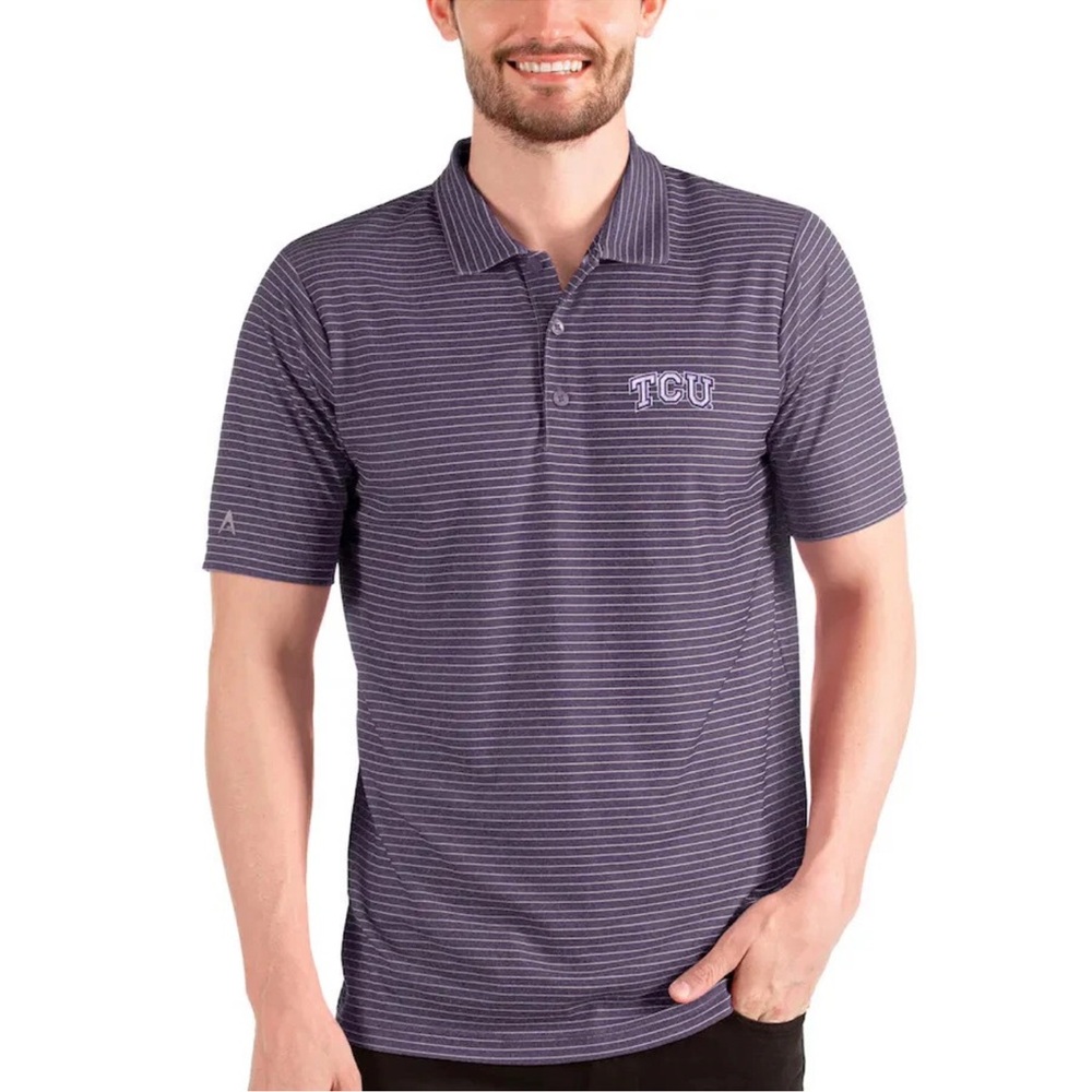 TCU Horned Frogs NCAA Antigua Polo golf Shirts NEW with Tags